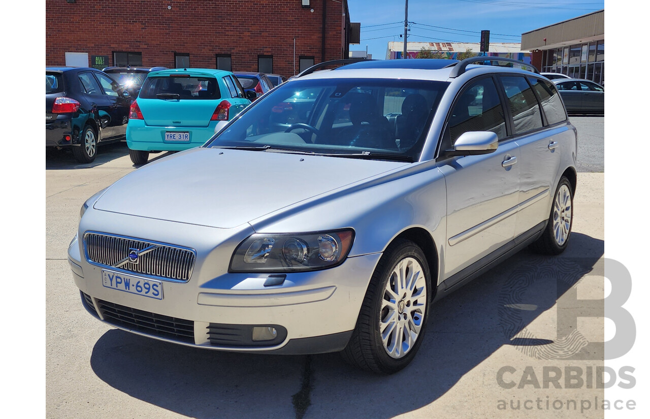 9/2005 Volvo V50 T5 MS 4d Wagon Silver 2.5L