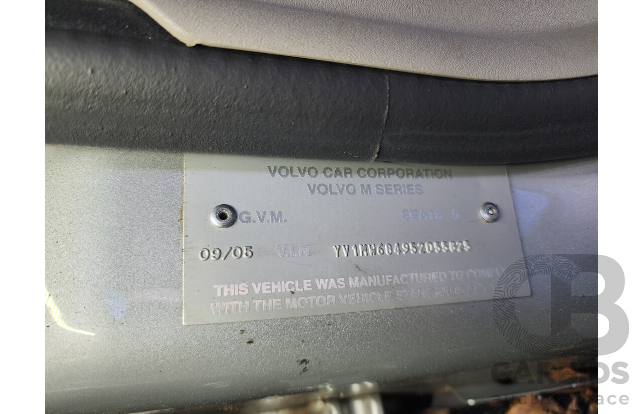 9/2005 Volvo V50 T5 MS 4d Wagon Silver 2.5L