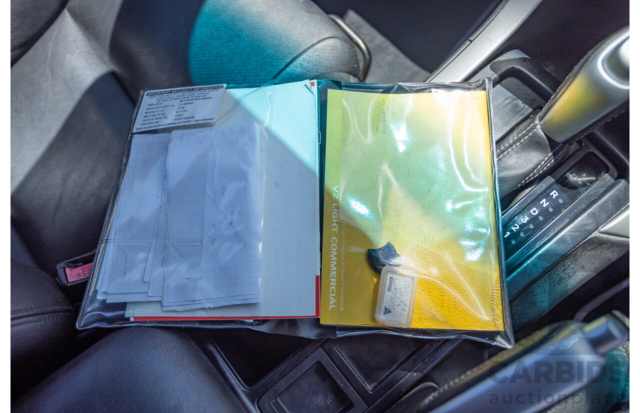 8/2005 Holden Commodore SS VZ Utility Heron White 5.7L V8