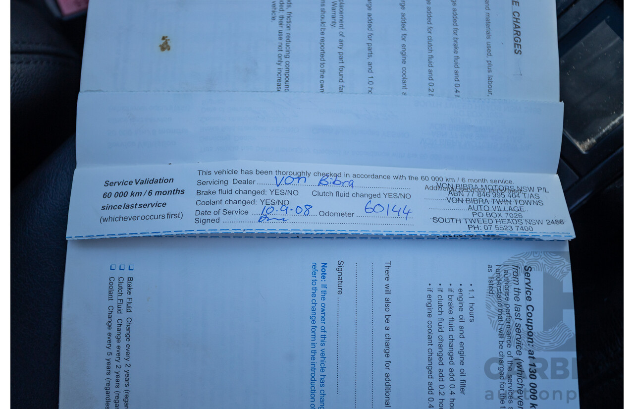 8/2005 Holden Commodore SS VZ Utility Heron White 5.7L V8