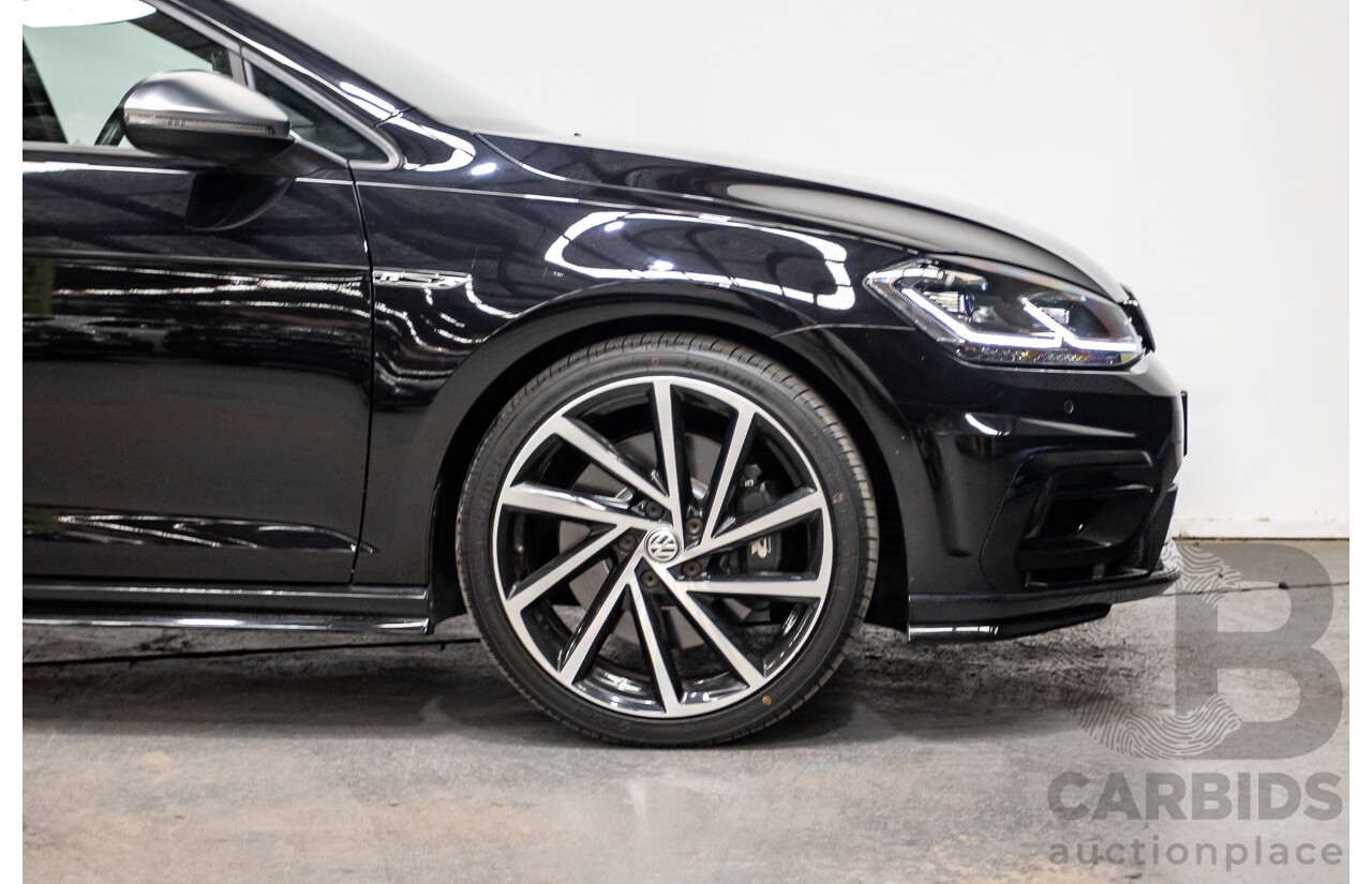 3/2019 Volkswagen Golf R (AWD) Mk7.5 AU MY19 4D Wagon Deep Black Turbo 2.0L