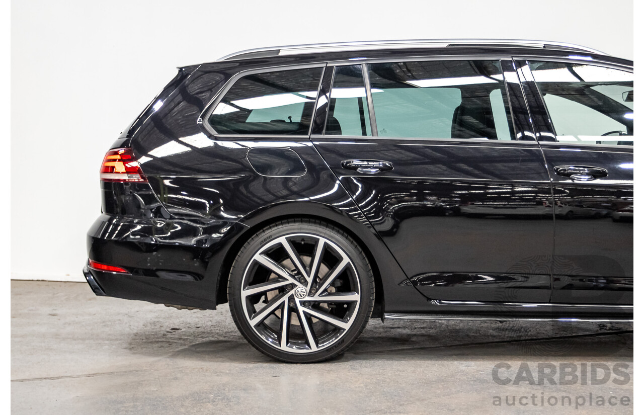 3/2019 Volkswagen Golf R (AWD) Mk7.5 AU MY19 4D Wagon Deep Black Turbo 2.0L