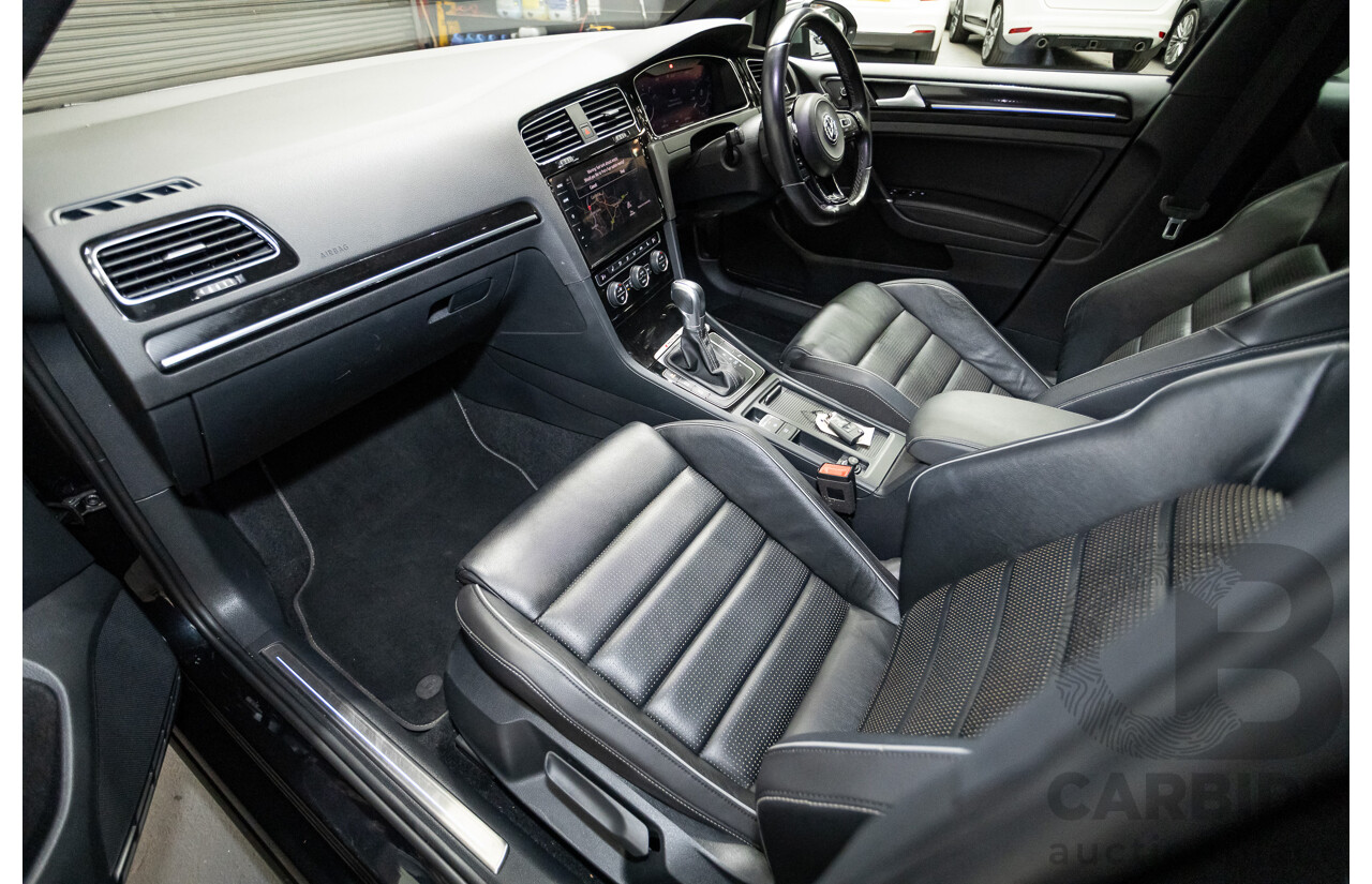 3/2019 Volkswagen Golf R (AWD) Mk7.5 AU MY19 4D Wagon Deep Black Turbo 2.0L