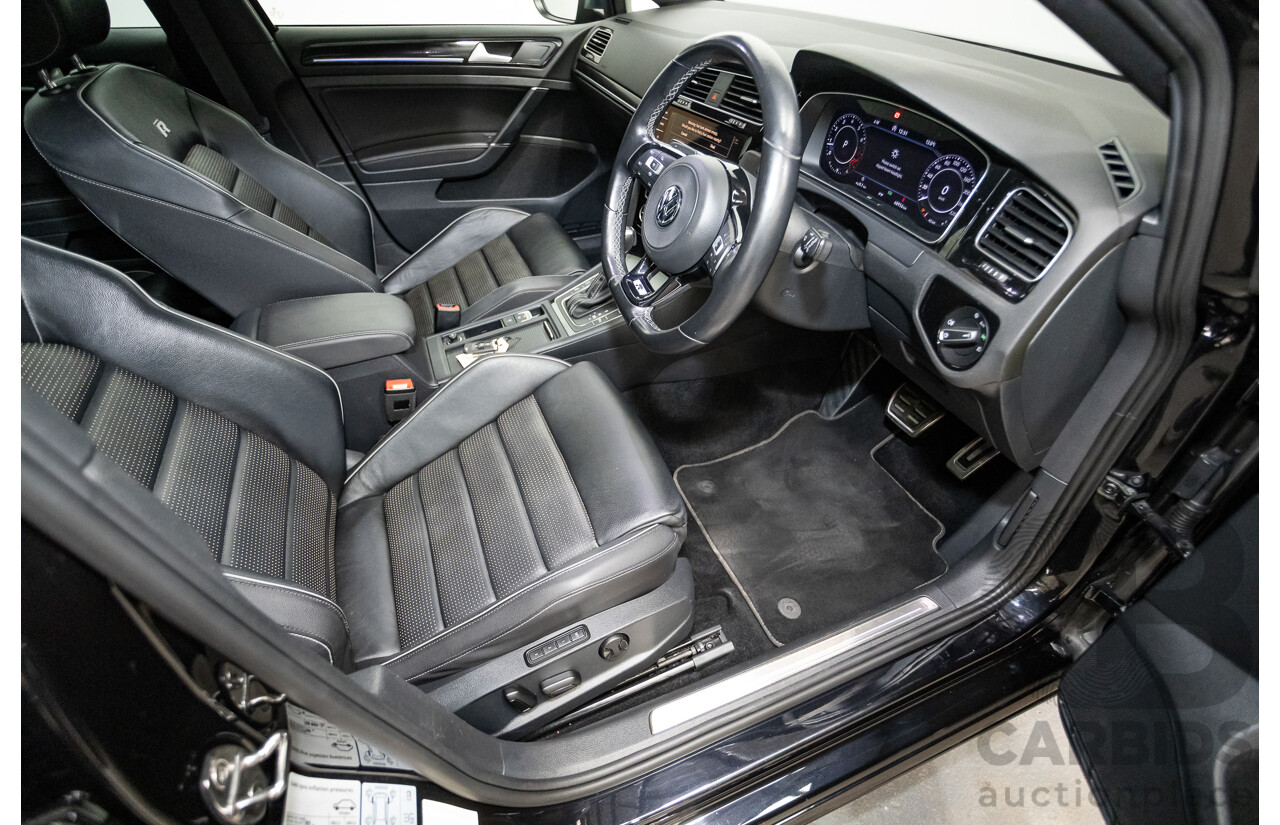 3/2019 Volkswagen Golf R (AWD) Mk7.5 AU MY19 4D Wagon Deep Black Turbo 2.0L