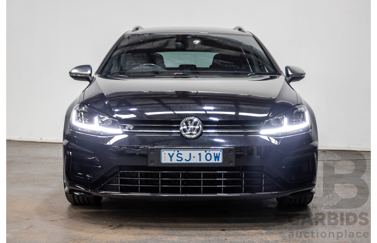 3/2019 Volkswagen Golf R (AWD) Mk7.5 AU MY19 4D Wagon Deep Black Turbo 2.0L