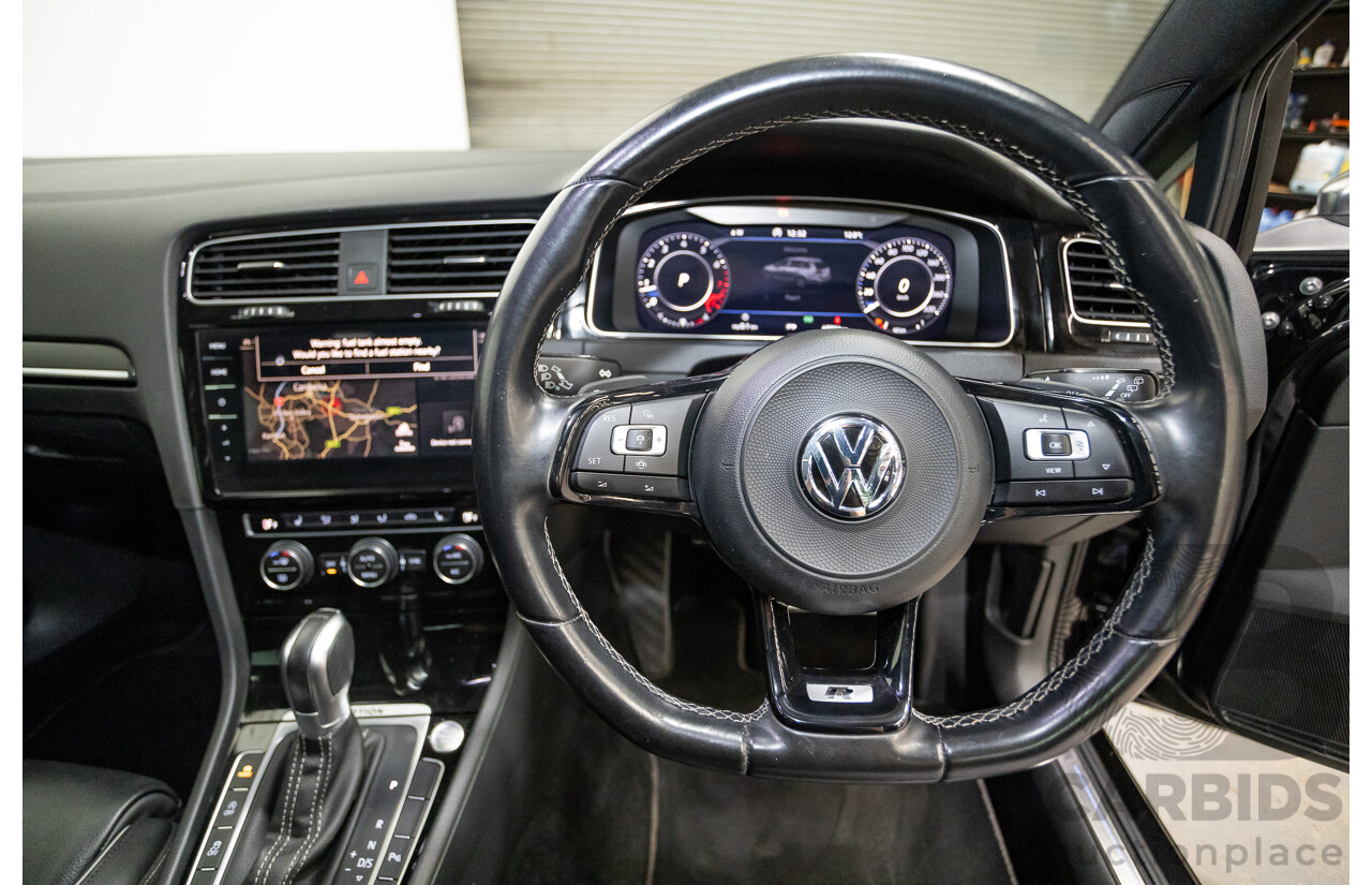 3/2019 Volkswagen Golf R (AWD) Mk7.5 AU MY19 4D Wagon Deep Black Turbo 2.0L