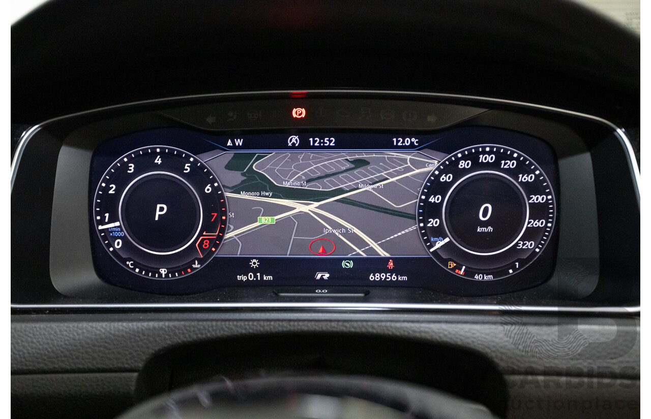 3/2019 Volkswagen Golf R (AWD) Mk7.5 AU MY19 4D Wagon Deep Black Turbo 2.0L