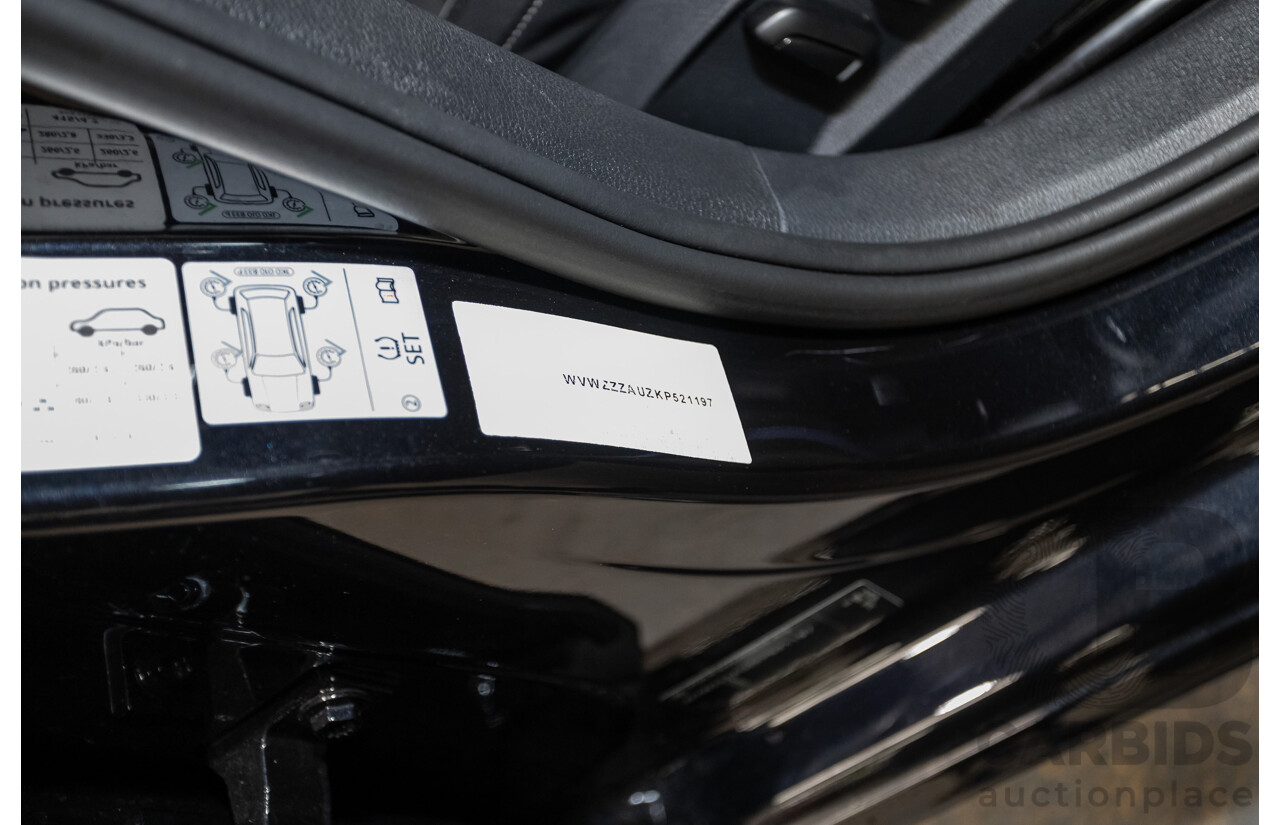 3/2019 Volkswagen Golf R (AWD) Mk7.5 AU MY19 4D Wagon Deep Black Turbo 2.0L