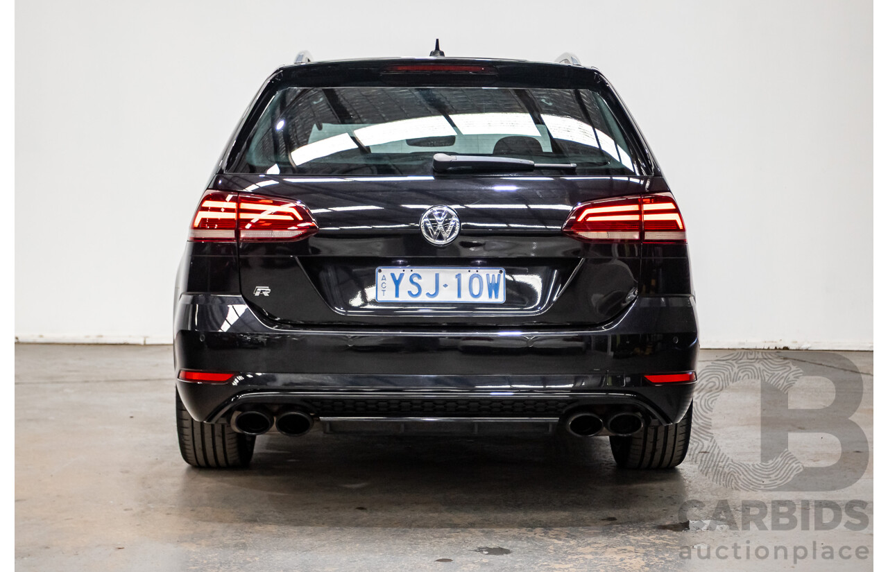 3/2019 Volkswagen Golf R (AWD) Mk7.5 AU MY19 4D Wagon Deep Black Turbo 2.0L