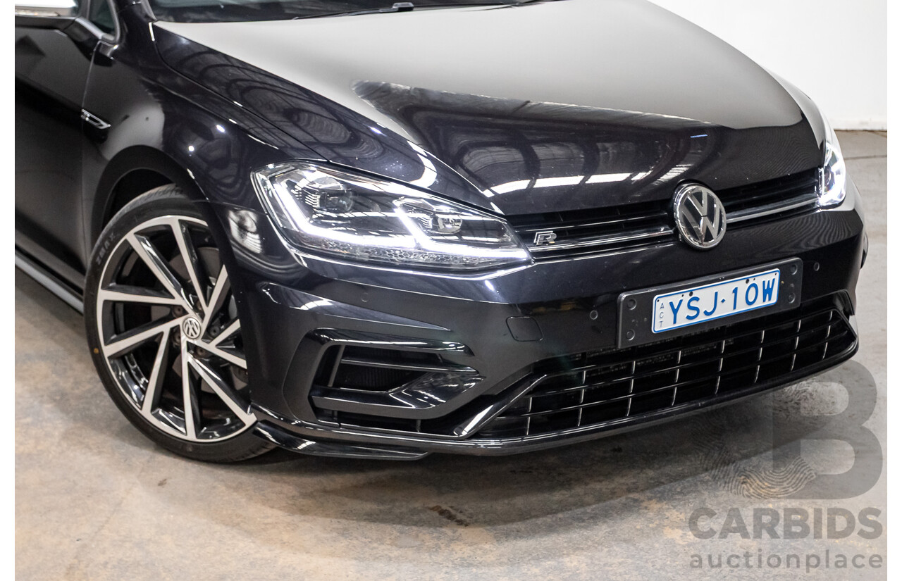 3/2019 Volkswagen Golf R (AWD) Mk7.5 AU MY19 4D Wagon Deep Black Turbo 2.0L