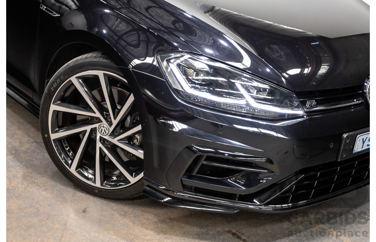 3/2019 Volkswagen Golf R (AWD) Mk7.5 AU MY19 4D Wagon Deep Black Turbo 2.0L