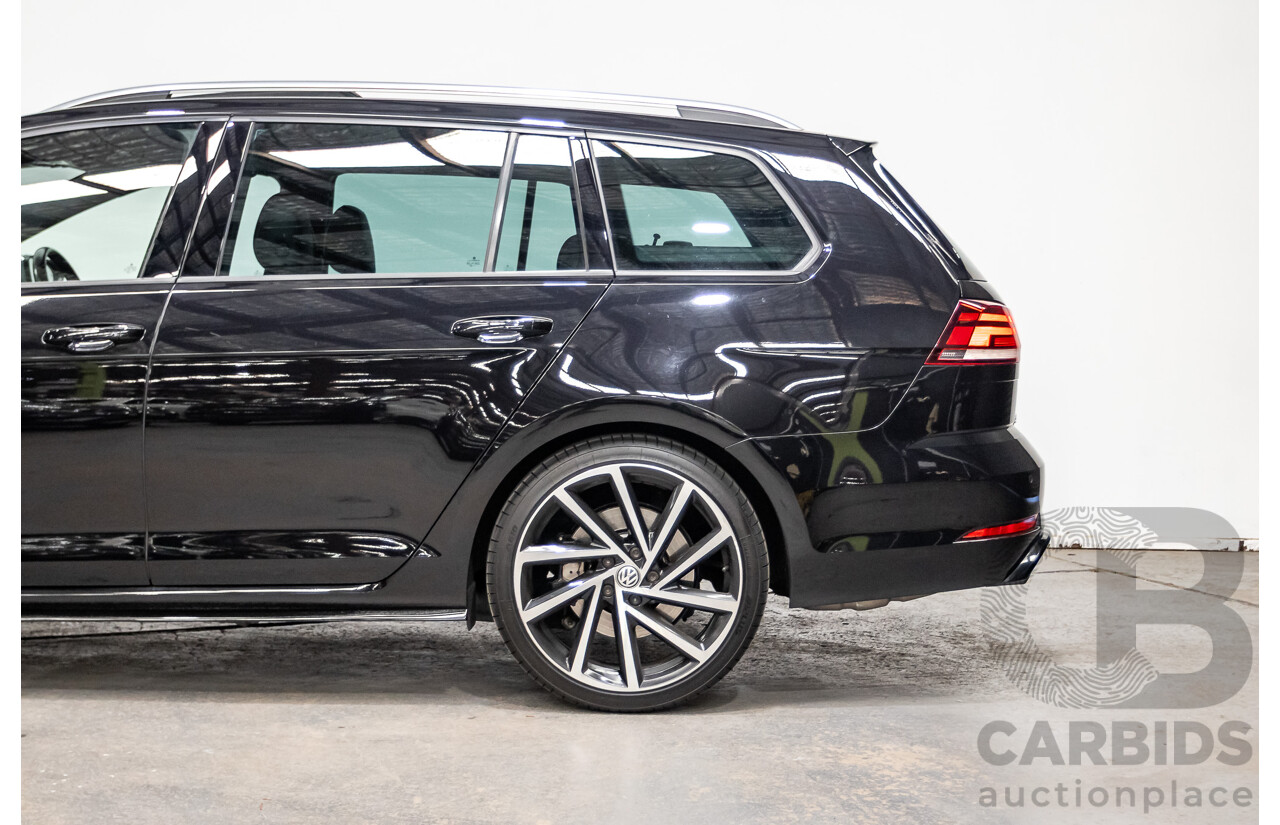 3/2019 Volkswagen Golf R (AWD) Mk7.5 AU MY19 4D Wagon Deep Black Turbo 2.0L