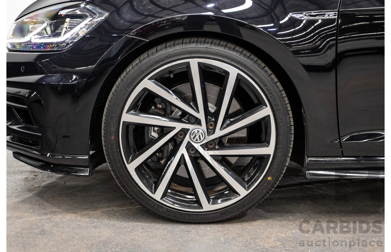 3/2019 Volkswagen Golf R (AWD) Mk7.5 AU MY19 4D Wagon Deep Black Turbo 2.0L
