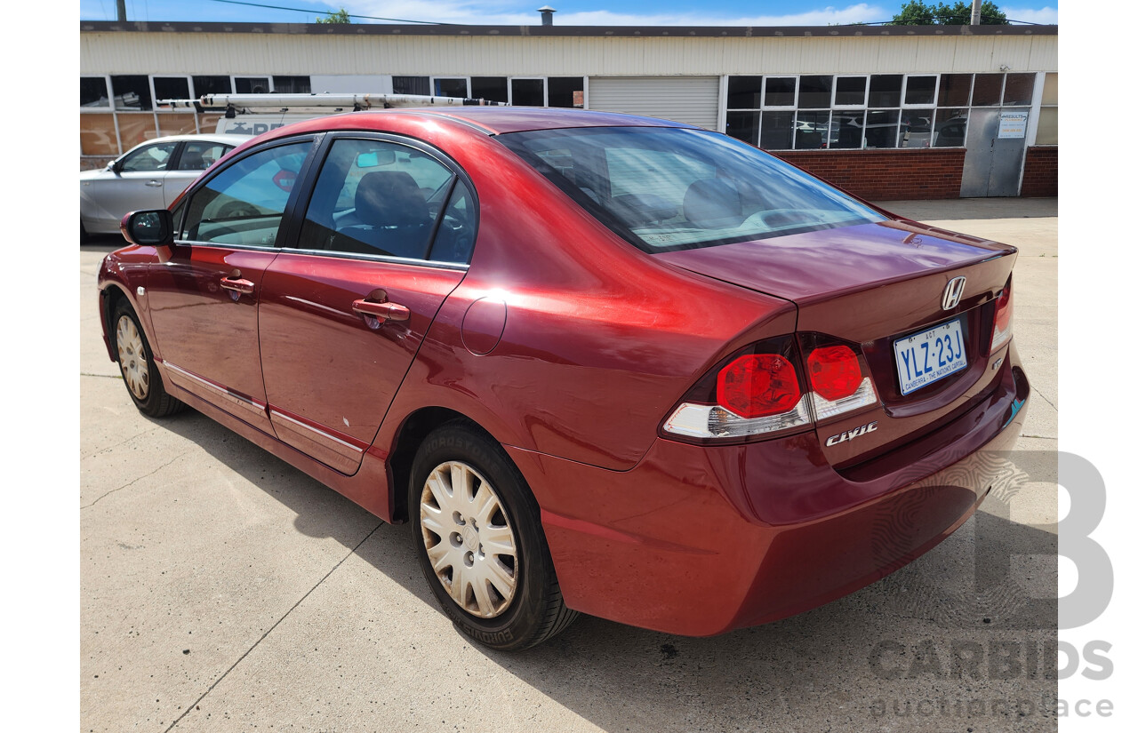 1/2010 Honda Civic VTi MY10 4d Sedan Maroon 1.8L