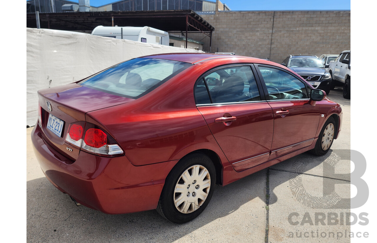 1/2010 Honda Civic VTi MY10 4d Sedan Maroon 1.8L