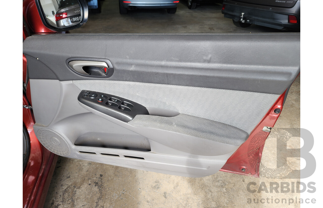 1/2010 Honda Civic VTi MY10 4d Sedan Maroon 1.8L