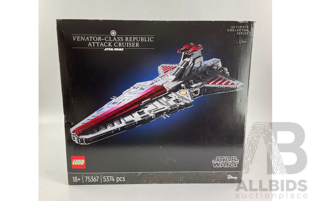 Lego Star Wars 75367 Venator-Class Republic Attack Cruiser in Sealed Box