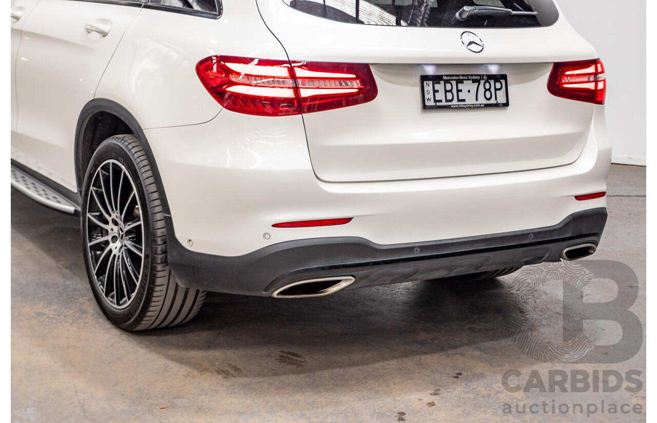 03/2019 Mercedes-Benz GLC200 (AWD) X253 MY19.5 4D Wagon Diamond White Turbo 2.0L