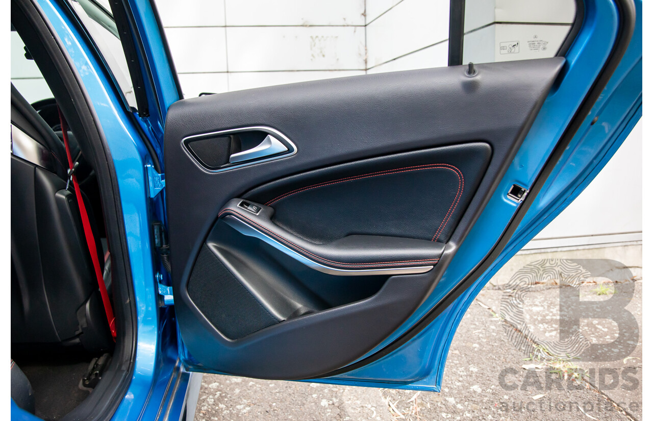 1/2015 Mercedes-Benz A45 AMG 176 MY15 5d Hatchback South Sea Blue Metallic Turbo 2.0L