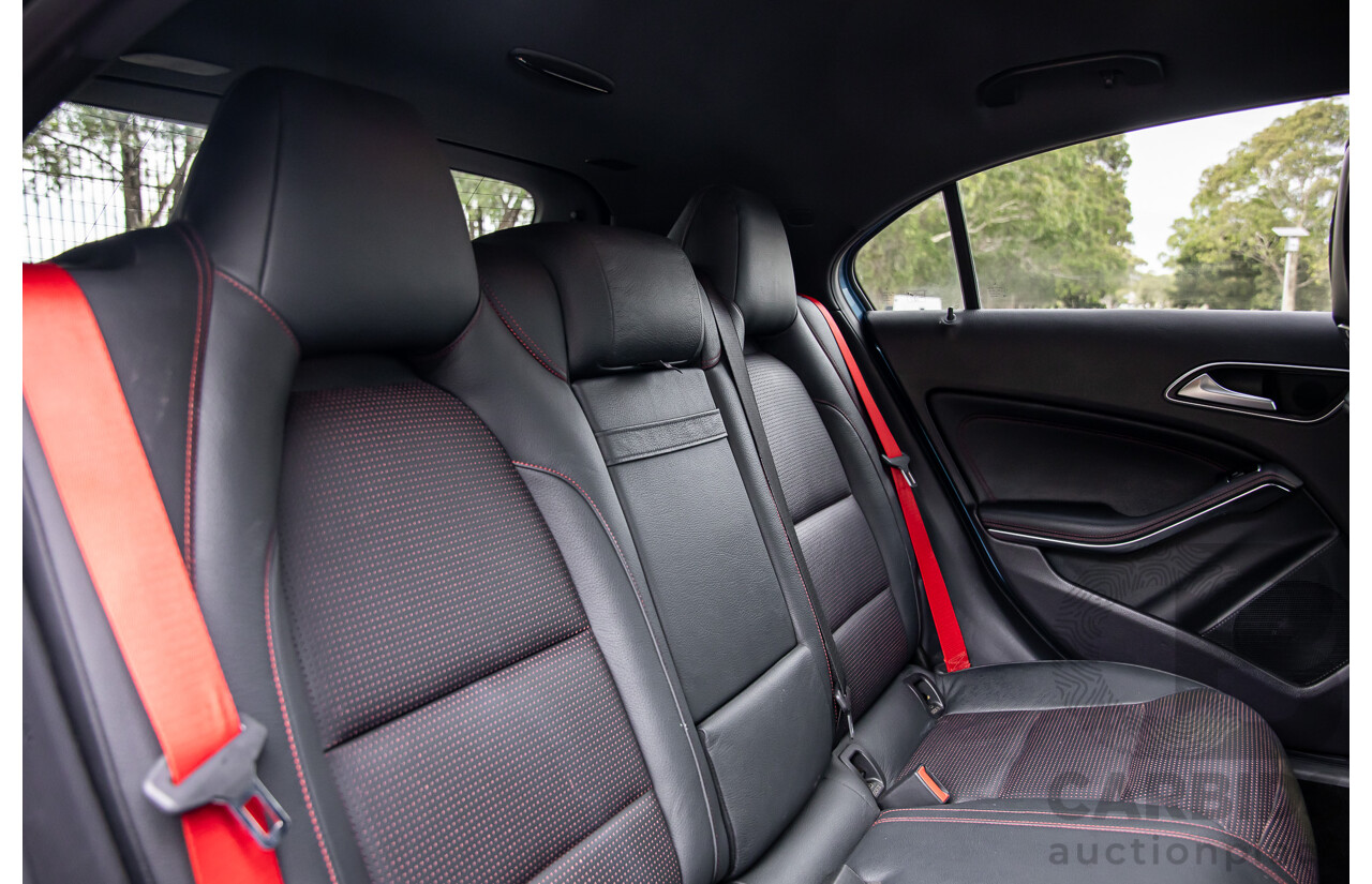 1/2015 Mercedes-Benz A45 AMG 176 MY15 5d Hatchback South Sea Blue Metallic Turbo 2.0L