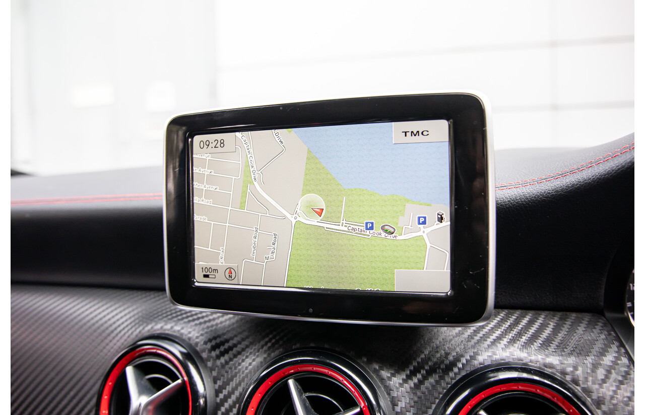 1/2015 Mercedes-Benz A45 AMG 176 MY15 5d Hatchback South Sea Blue Metallic Turbo 2.0L