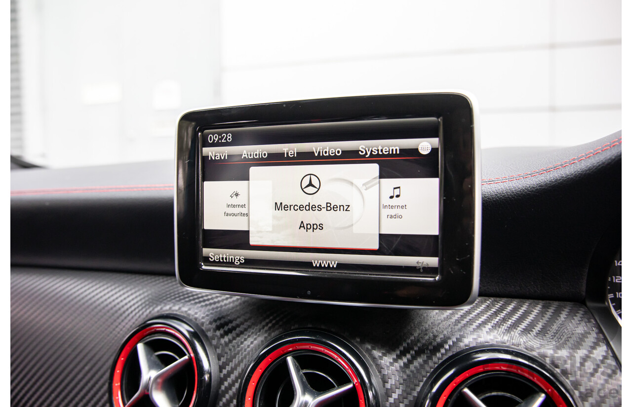 1/2015 Mercedes-Benz A45 AMG 176 MY15 5d Hatchback South Sea Blue Metallic Turbo 2.0L