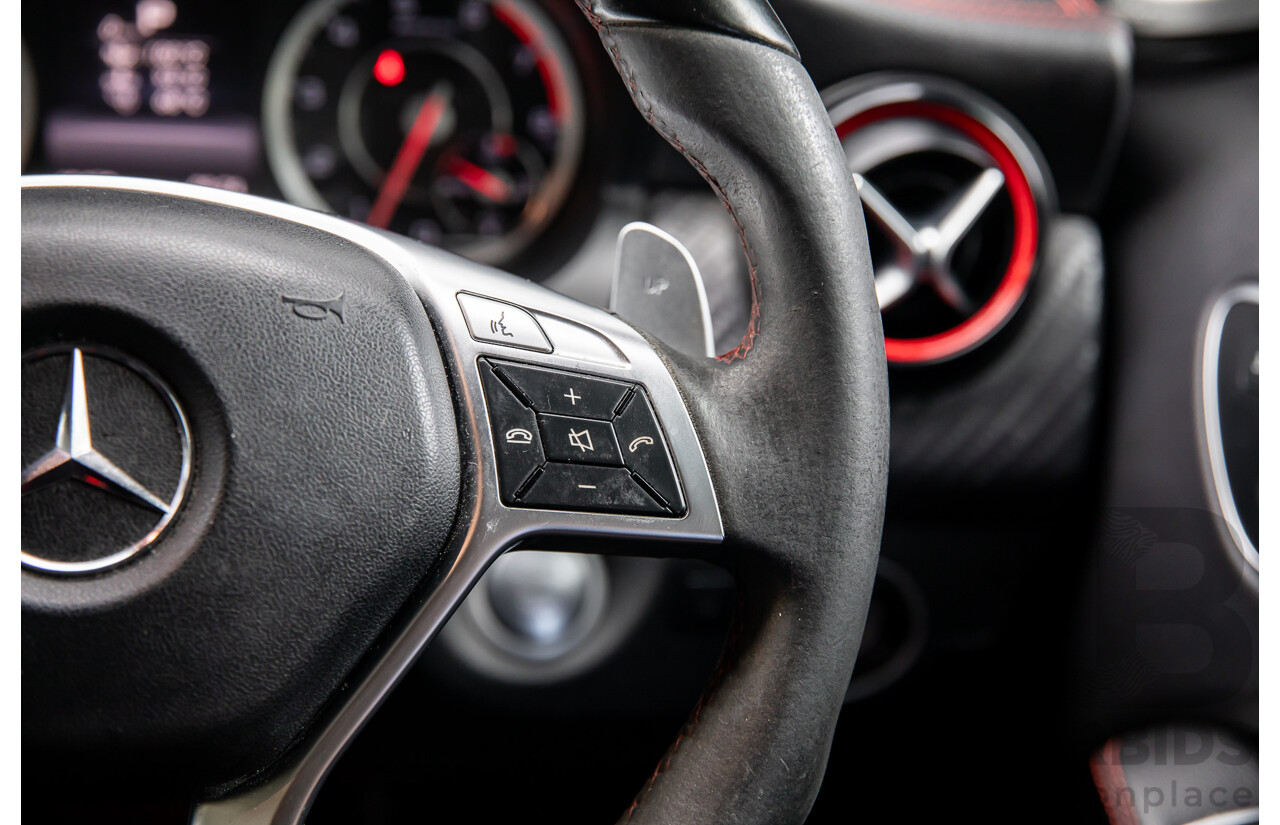 1/2015 Mercedes-Benz A45 AMG 176 MY15 5d Hatchback South Sea Blue Metallic Turbo 2.0L