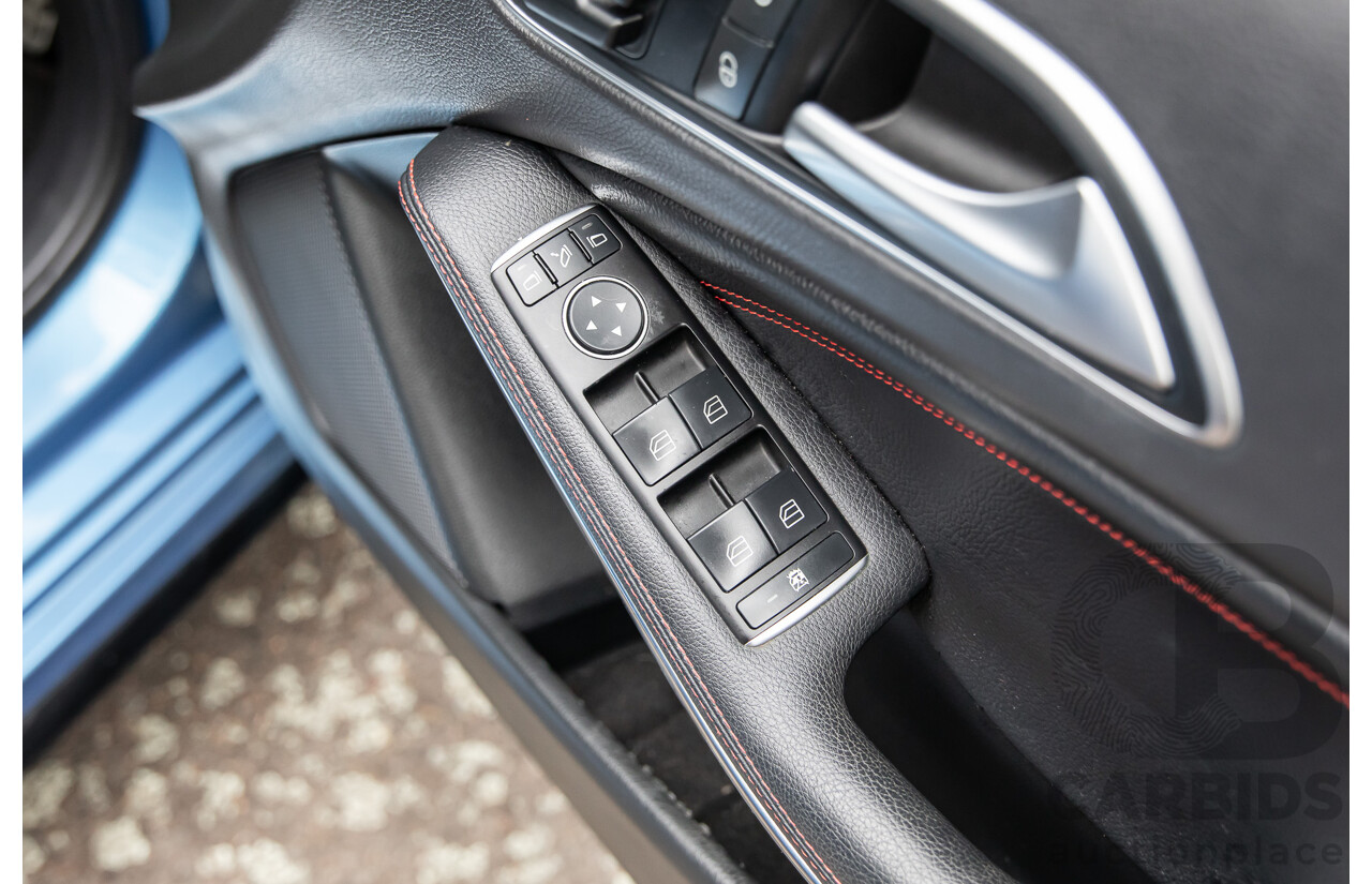 1/2015 Mercedes-Benz A45 AMG 176 MY15 5d Hatchback South Sea Blue Metallic Turbo 2.0L