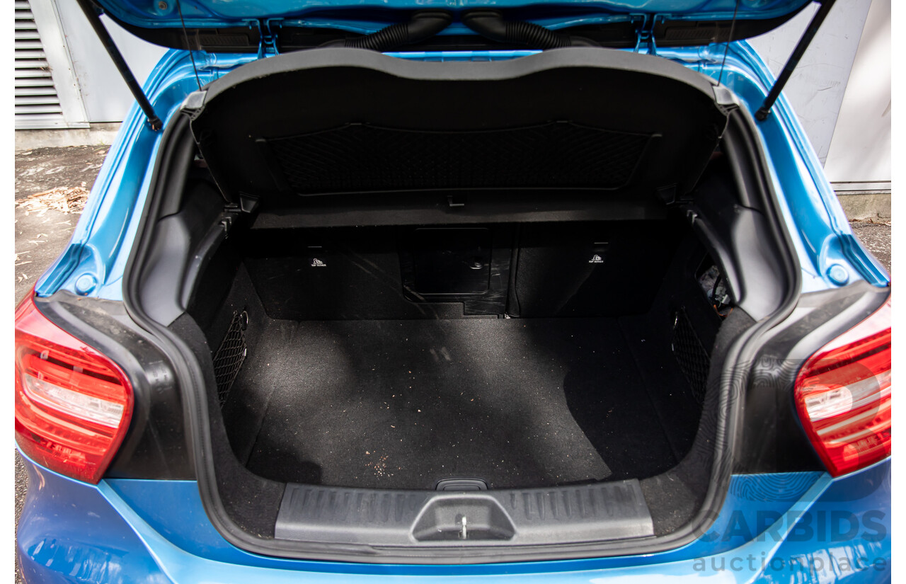 1/2015 Mercedes-Benz A45 AMG 176 MY15 5d Hatchback South Sea Blue Metallic Turbo 2.0L