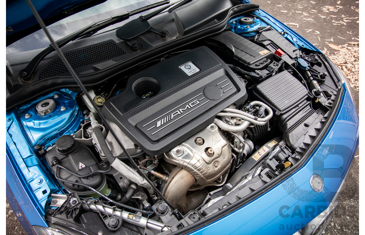 1/2015 Mercedes-Benz A45 AMG 176 MY15 5d Hatchback South Sea Blue Metallic Turbo 2.0L