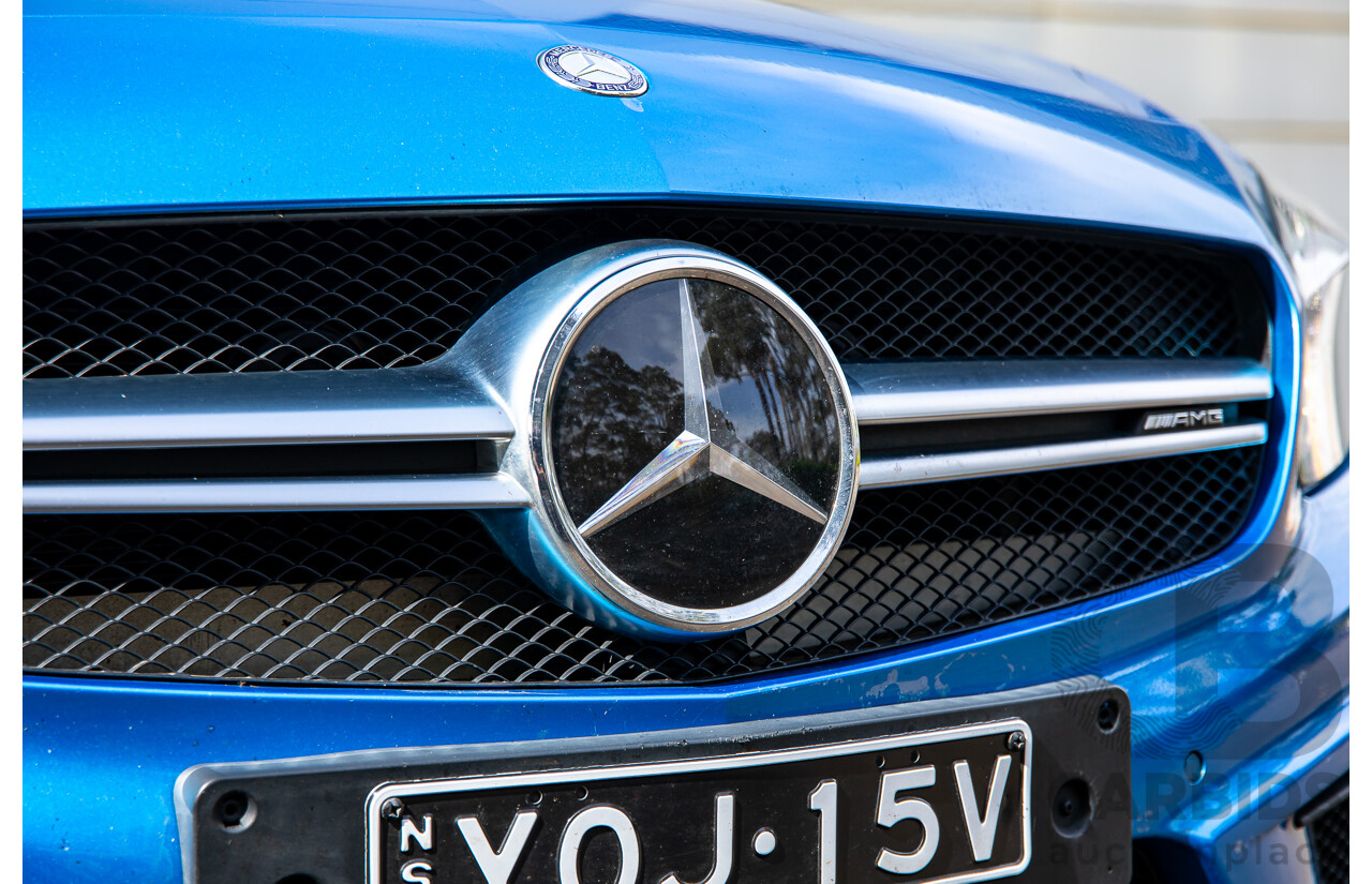1/2015 Mercedes-Benz A45 AMG 176 MY15 5d Hatchback South Sea Blue Metallic Turbo 2.0L