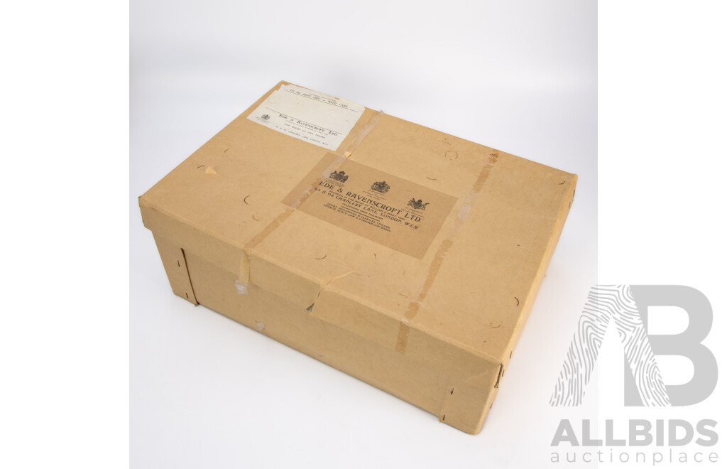 Vintage Boxed Schollars Robe and Mortorboard by Ede & Ravenscroft Ltd