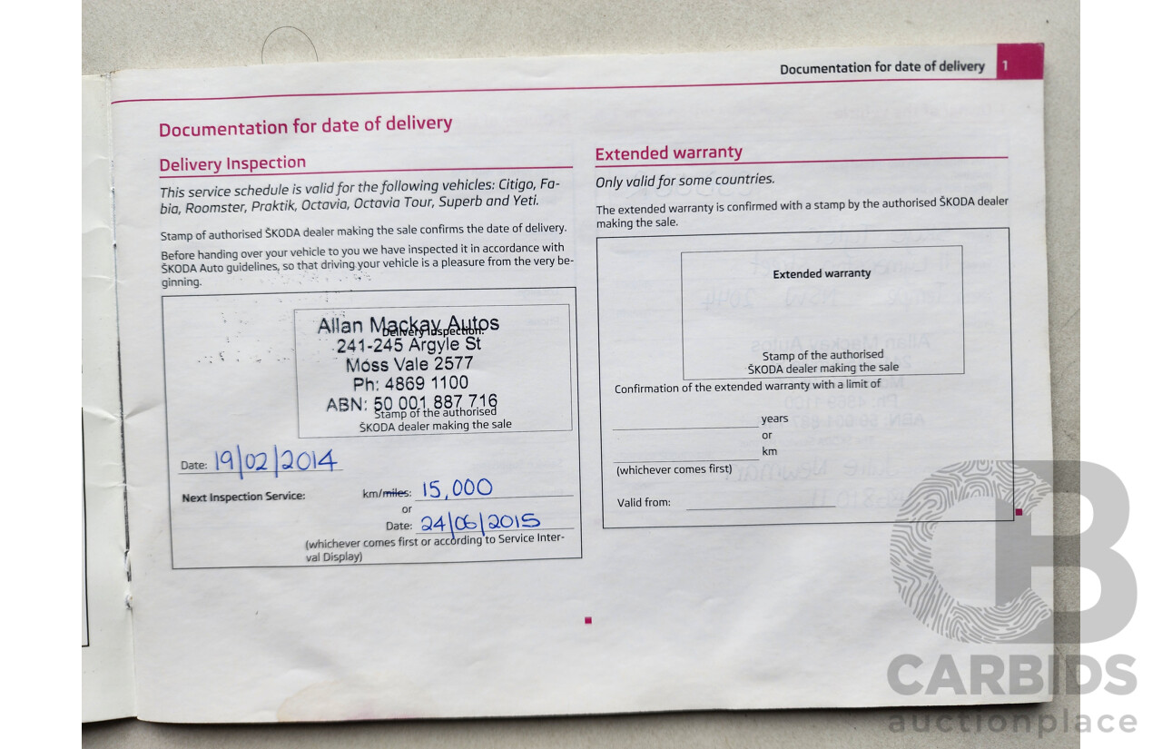 2/2014 Skoda Superb 118 TSI Elegance 3T MY13 4d Wagon Silver 1.8L