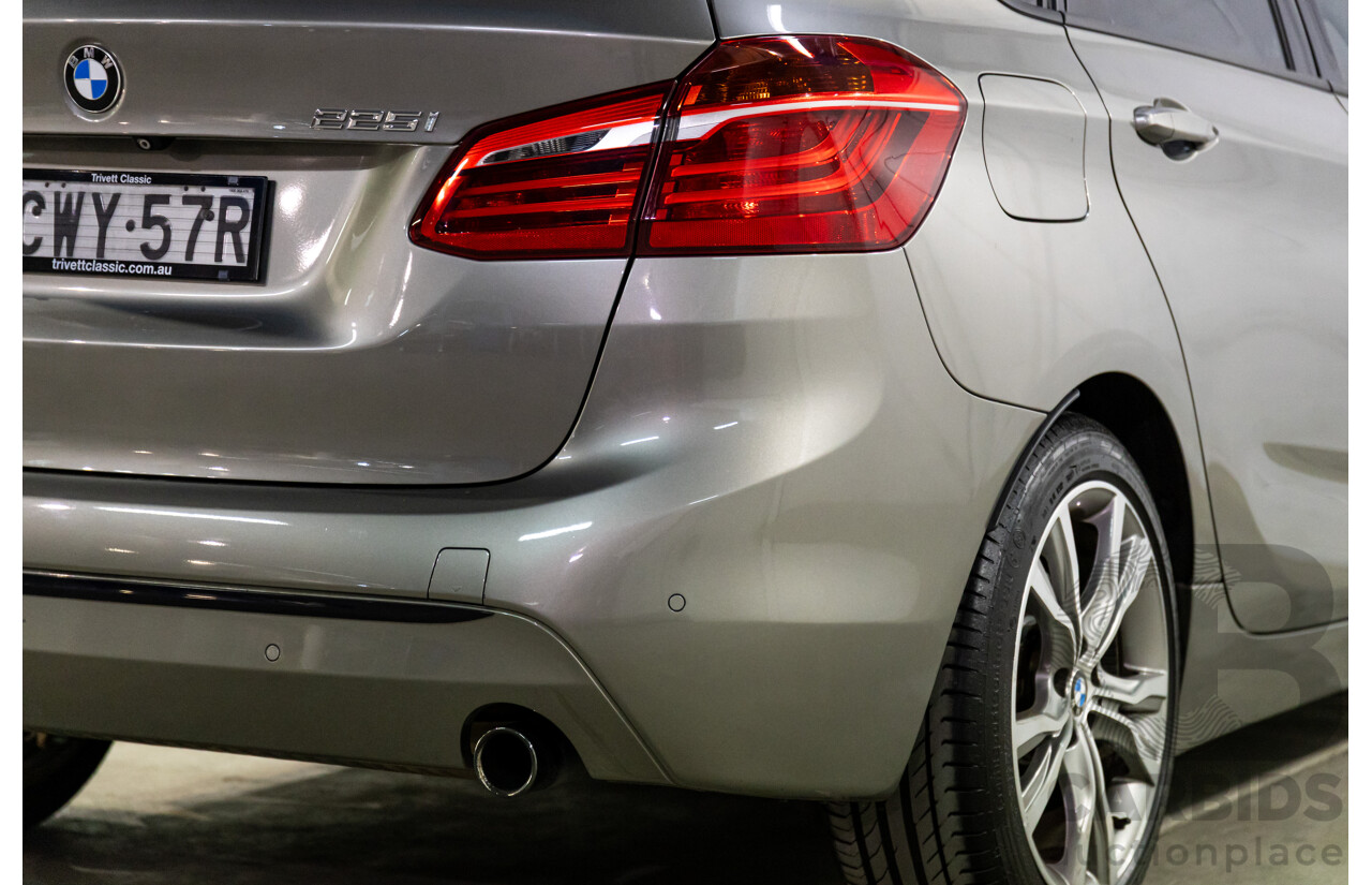12/2014 BMW 2 25i Active Tourer Sport Line F45 4d Wagon Platinum Silver Turbo 2.0L