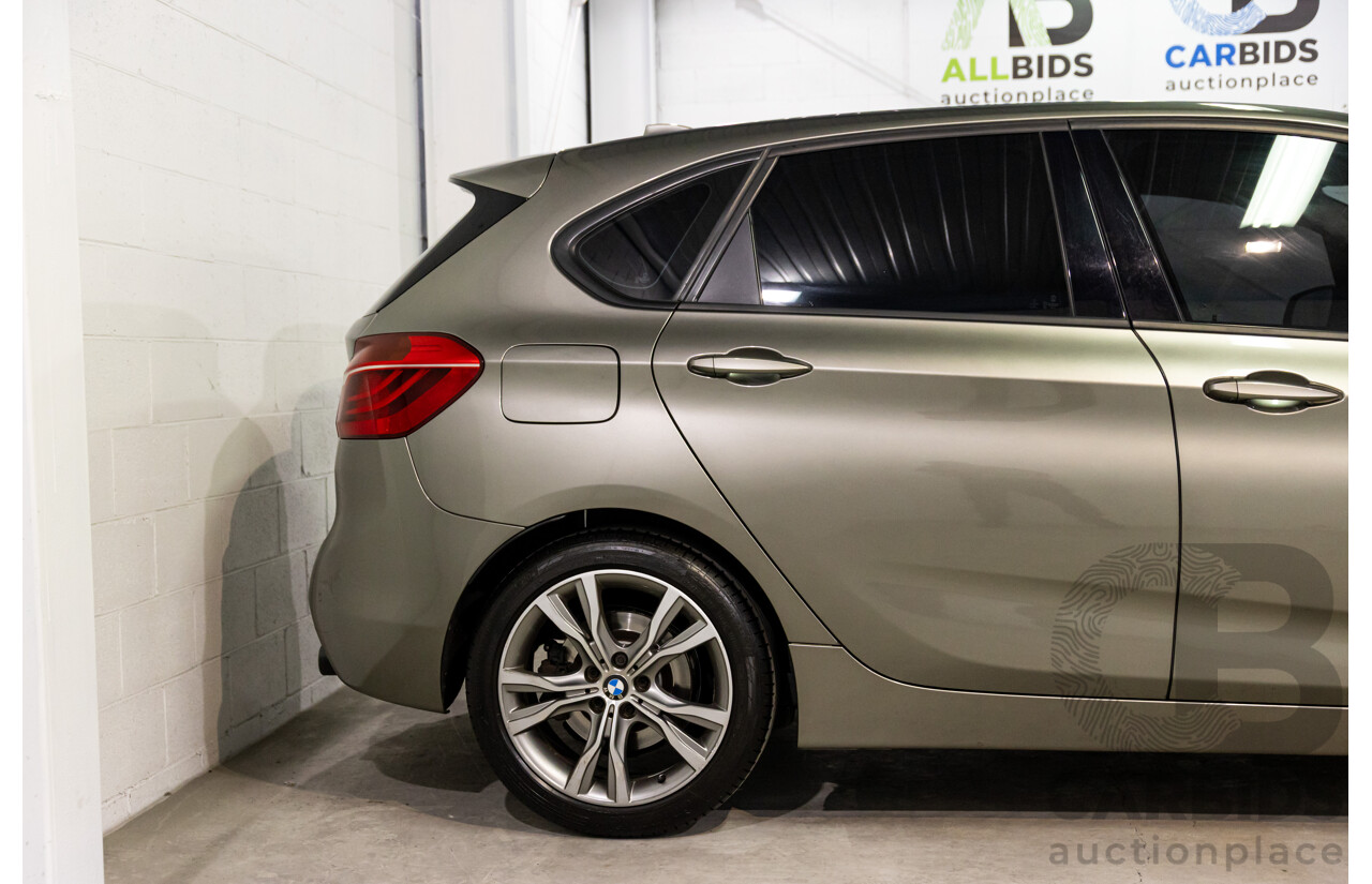 12/2014 BMW 2 25i Active Tourer Sport Line F45 4d Wagon Platinum Silver Turbo 2.0L