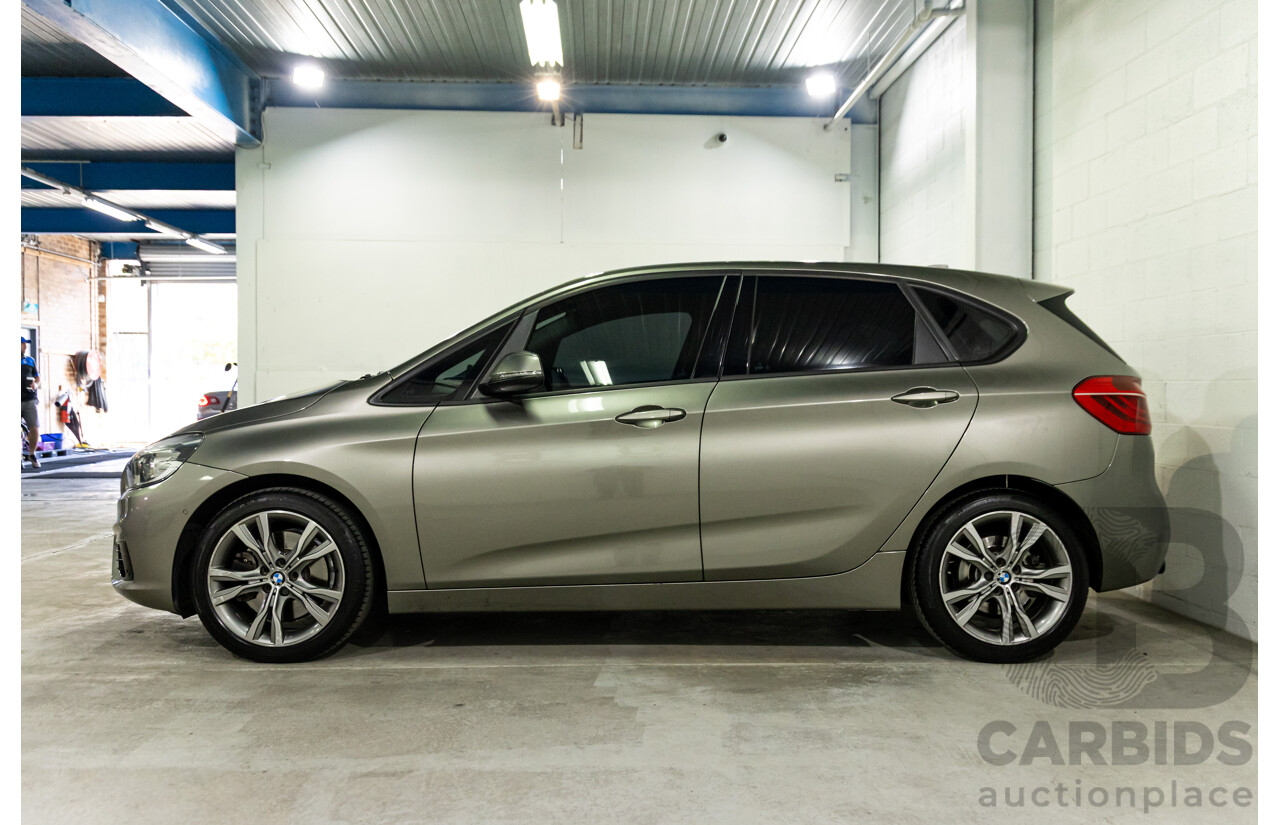 12/2014 BMW 2 25i Active Tourer Sport Line F45 4d Wagon Platinum Silver Turbo 2.0L