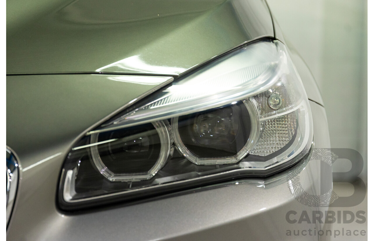 12/2014 BMW 2 25i Active Tourer Sport Line F45 4d Wagon Platinum Silver Turbo 2.0L