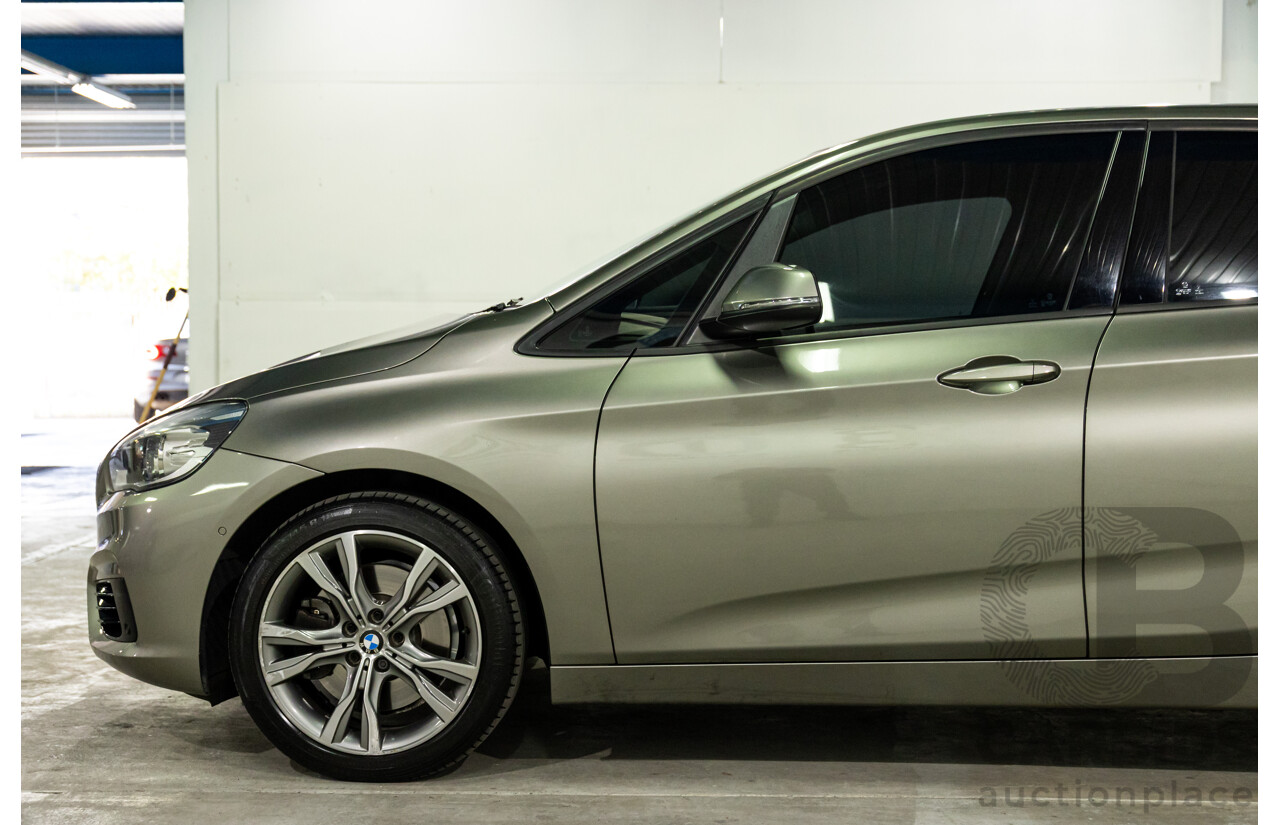 12/2014 BMW 2 25i Active Tourer Sport Line F45 4d Wagon Platinum Silver Turbo 2.0L