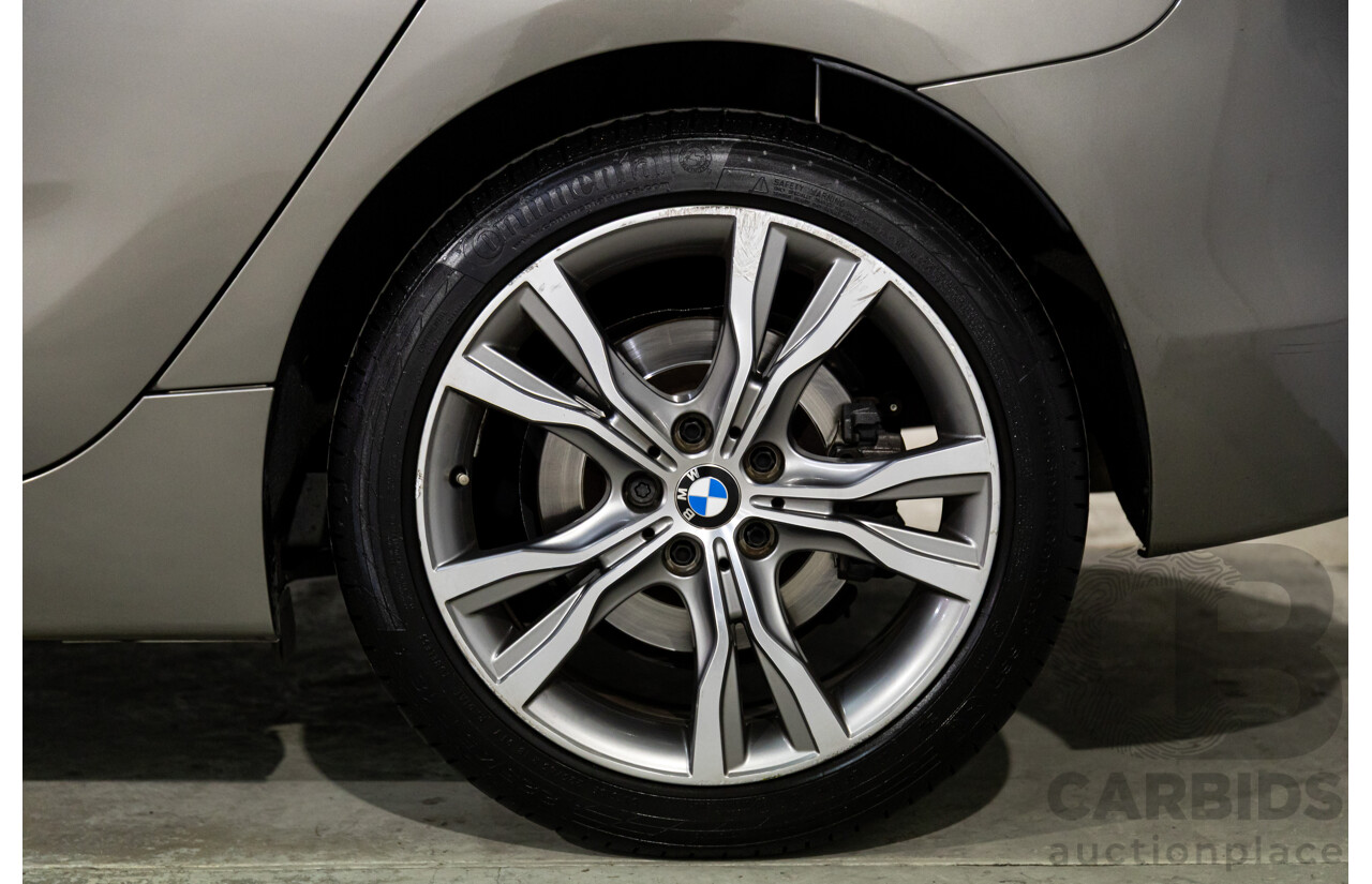 12/2014 BMW 2 25i Active Tourer Sport Line F45 4d Wagon Platinum Silver Turbo 2.0L