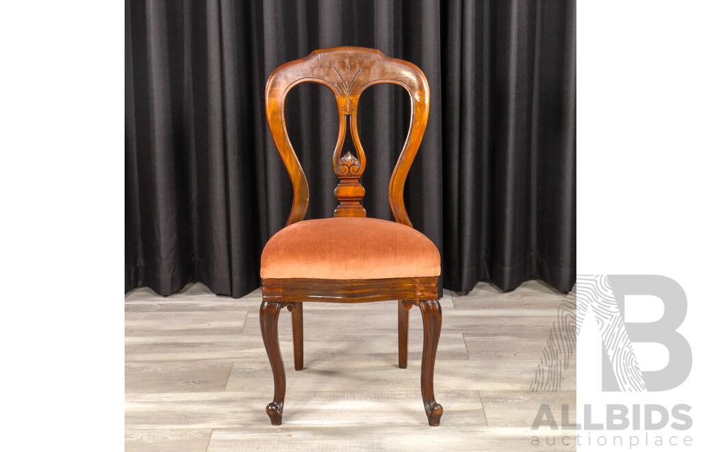 Victorian Style Mahogany Dining Chair