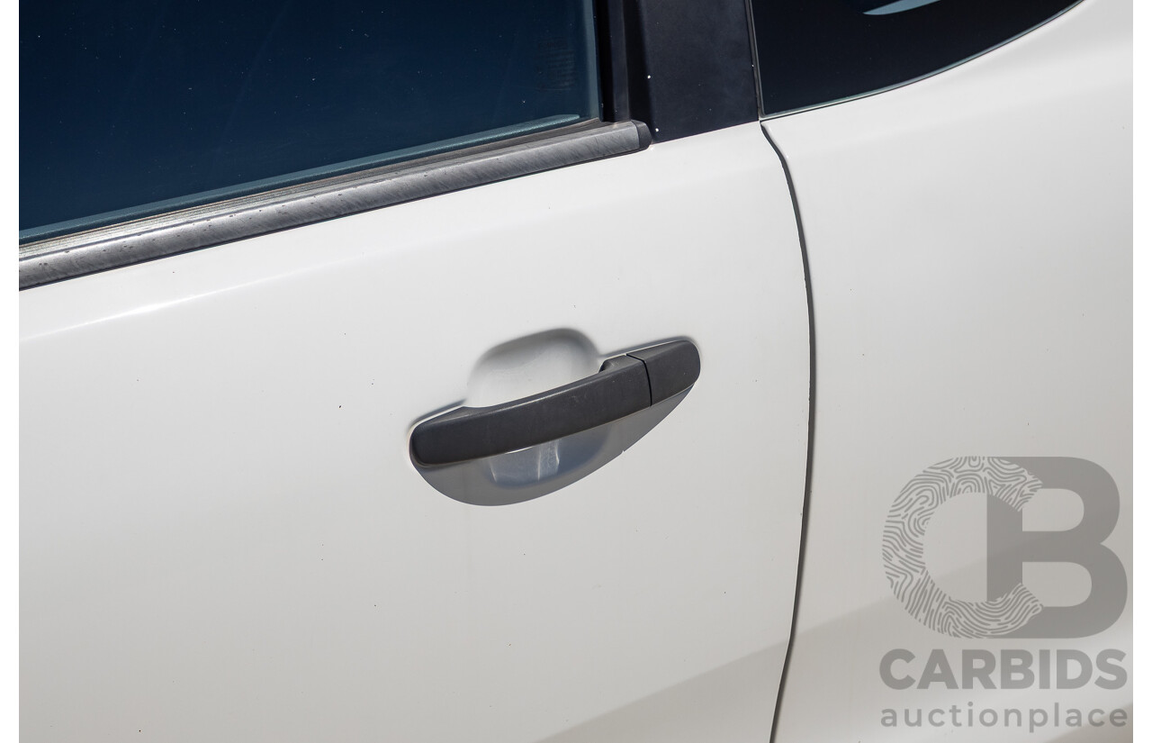 4/2014 Ford Ranger XL HI-RIDER (4x2) RWD PX Super Cab Cool White Turbo Diesel 2.2L