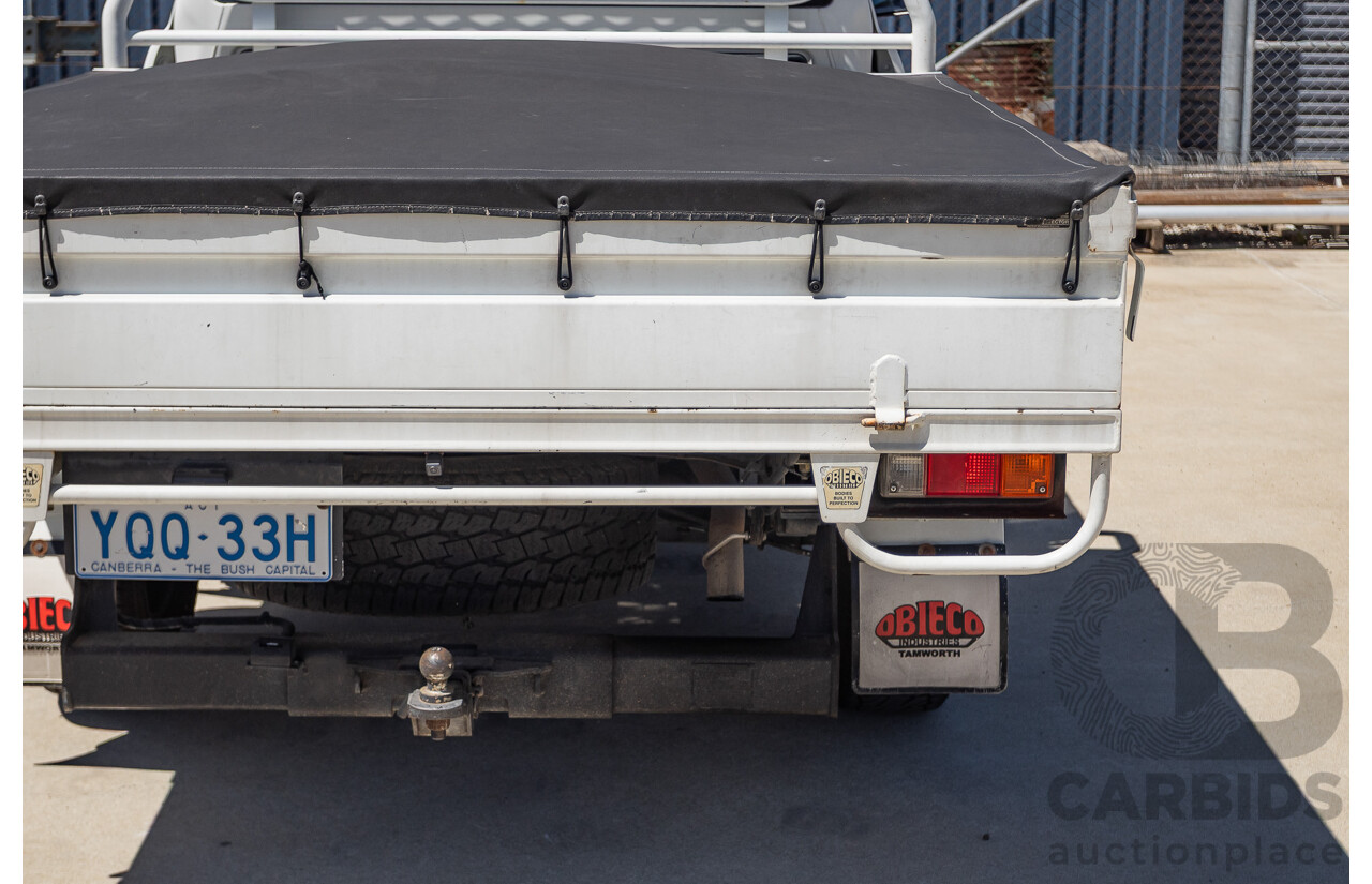 4/2014 Ford Ranger XL HI-RIDER (4x2) RWD PX Super Cab Cool White Turbo Diesel 2.2L