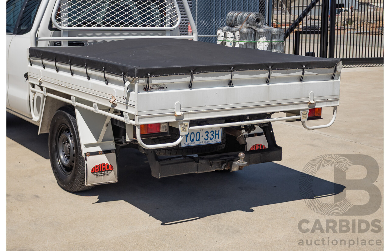 4/2014 Ford Ranger XL HI-RIDER (4x2) RWD PX Super Cab Cool White Turbo Diesel 2.2L