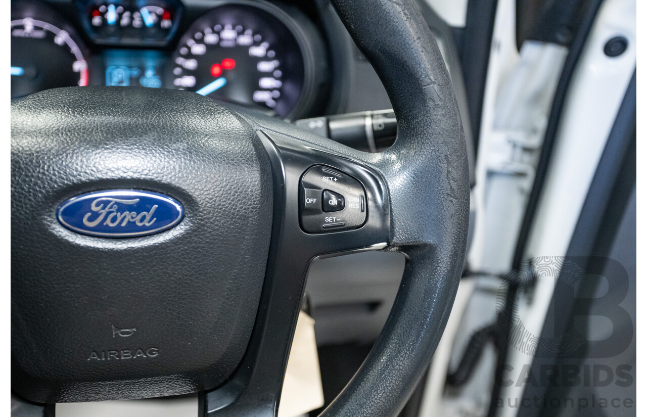 4/2014 Ford Ranger XL HI-RIDER (4x2) RWD PX Super Cab Cool White Turbo Diesel 2.2L