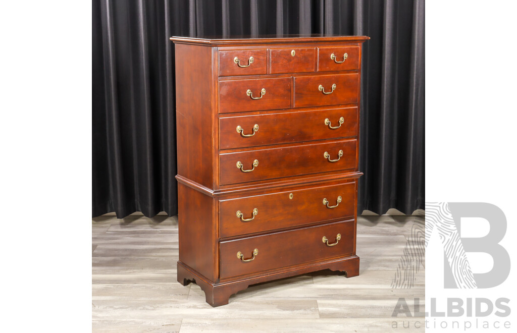 Carleton Cherry Seven Drawer Chest by Drexel Furniture