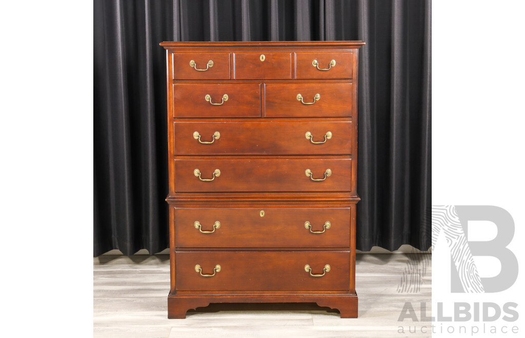Carleton Cherry Seven Drawer Chest by Drexel Furniture