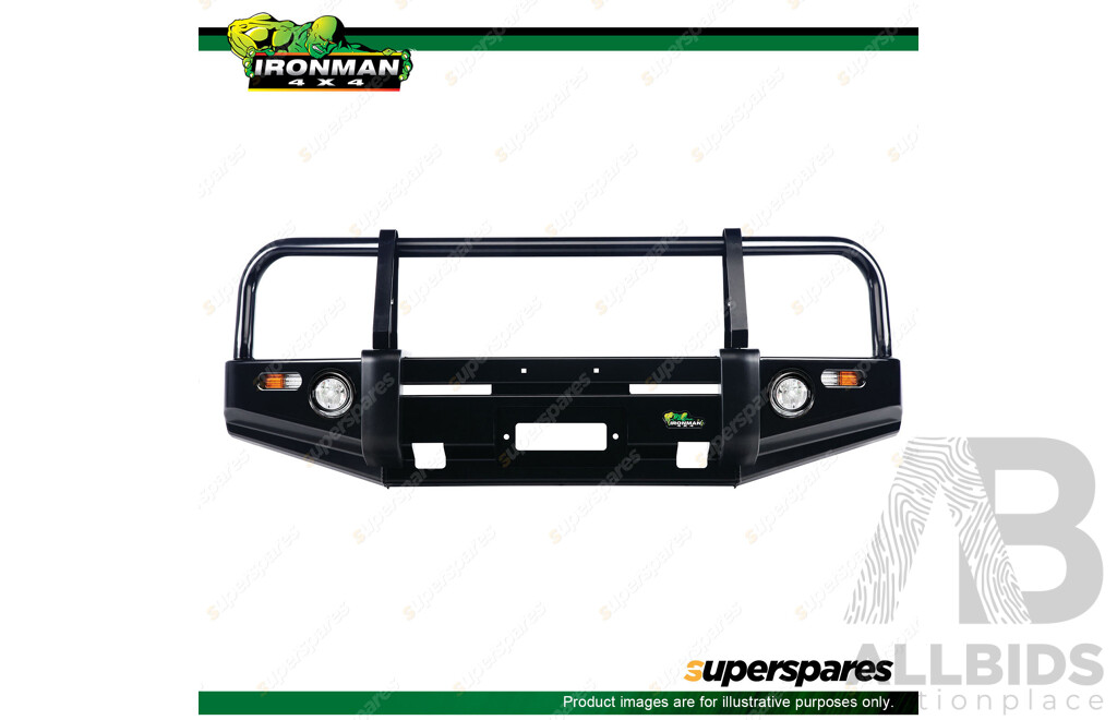 Ironman 4x4 Deluxe Commercial Bullbar BBCD071 to Suit Ssangyong Musso (Q200/201/205) & Rexton Models 10/2018