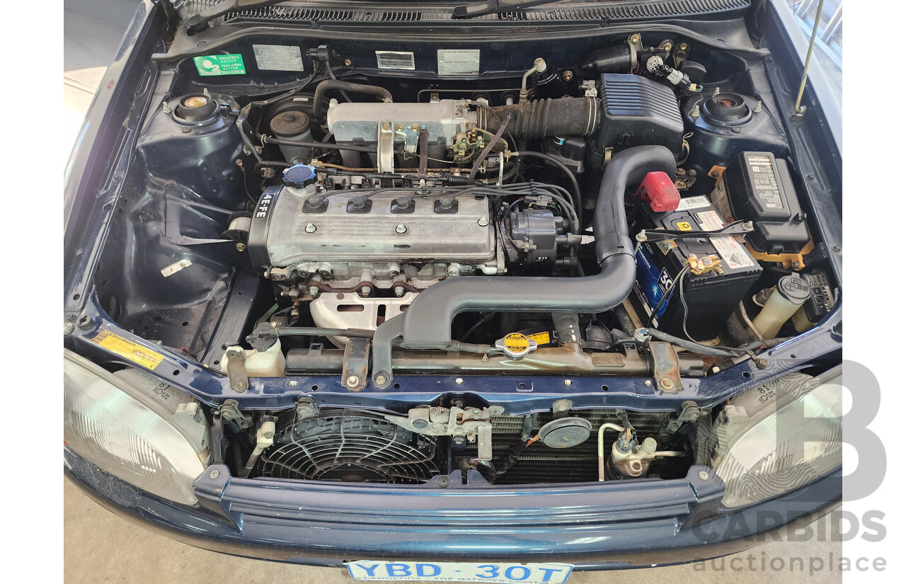 1/1998 Toyota Starlet LIFE EP91R 5d Hatchback Blue 1.3L