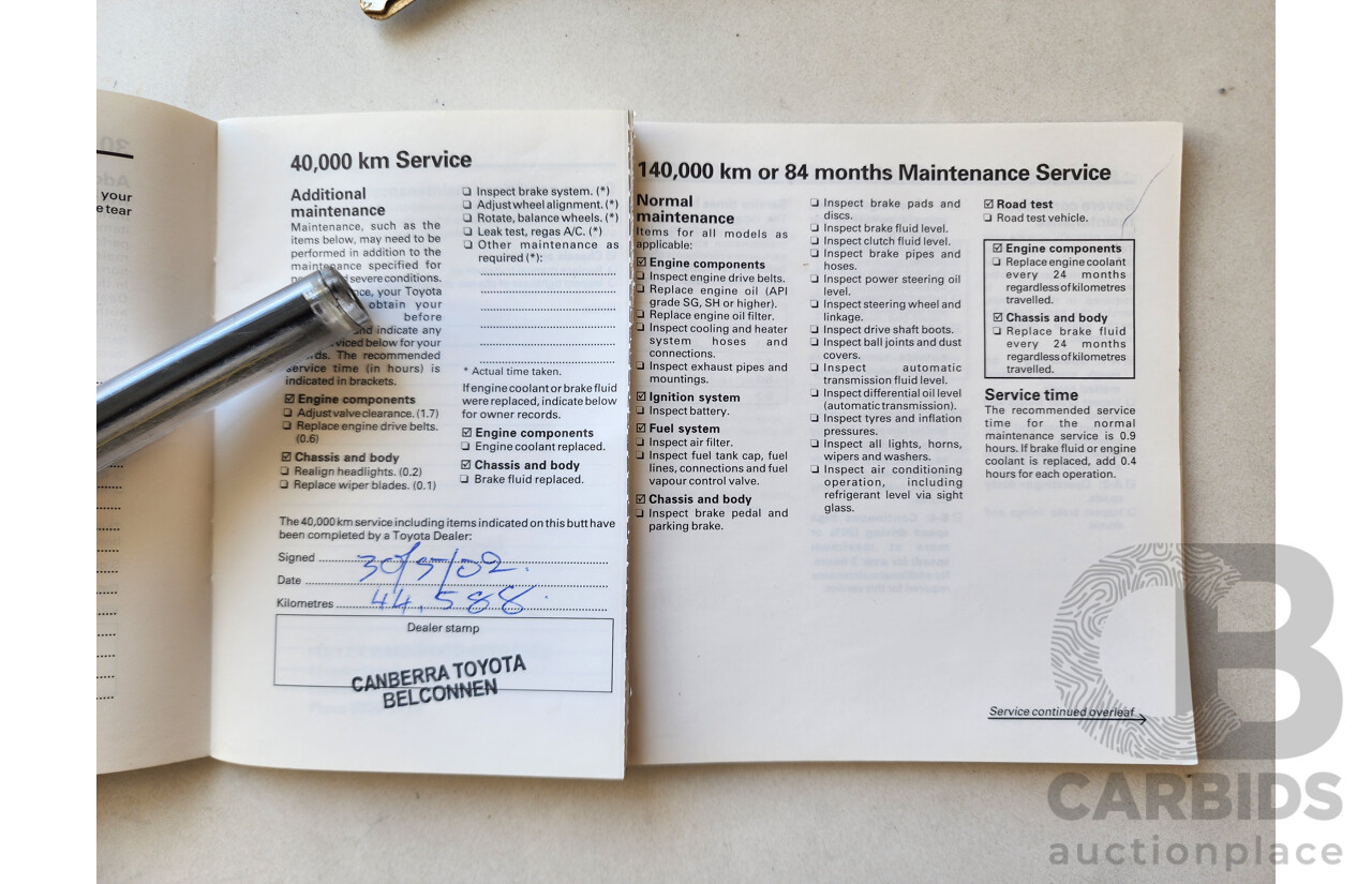 1/1998 Toyota Starlet LIFE EP91R 5d Hatchback Blue 1.3L