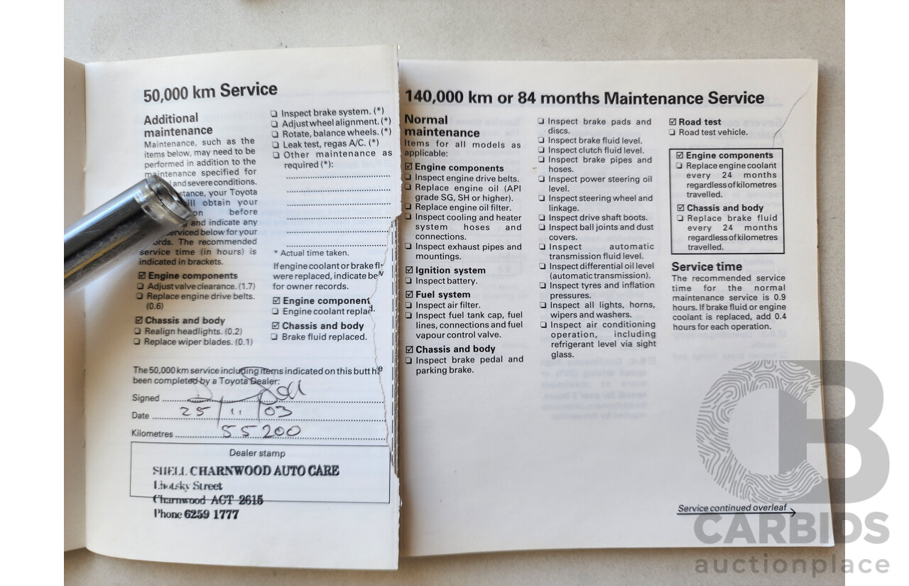 1/1998 Toyota Starlet LIFE EP91R 5d Hatchback Blue 1.3L